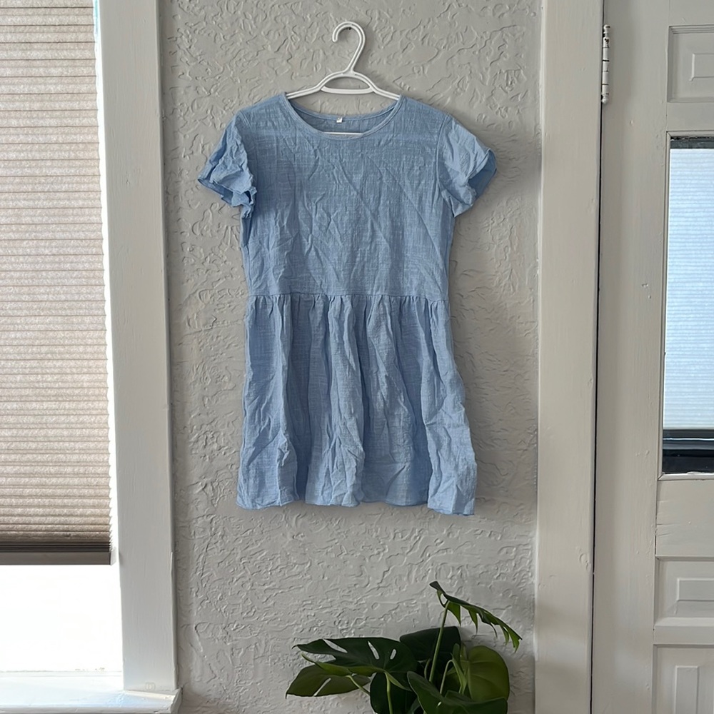 Baby blue Babydoll dress